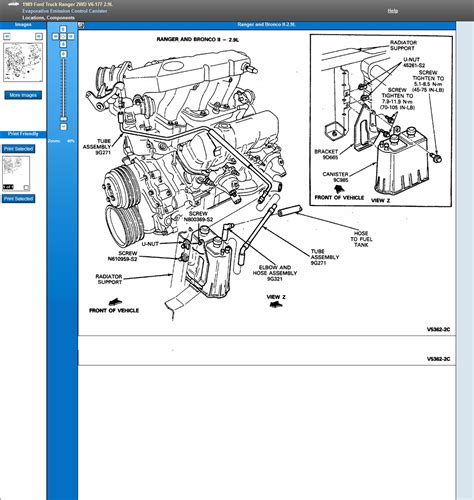 4 9 ford engine fuel rail diagram 